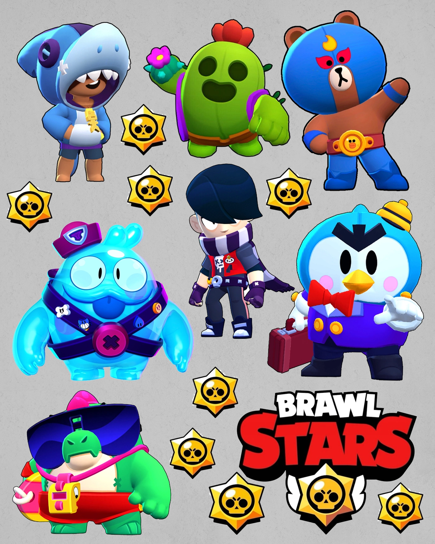 wydruki jadalne, wydruk jadalny Brawl Stars