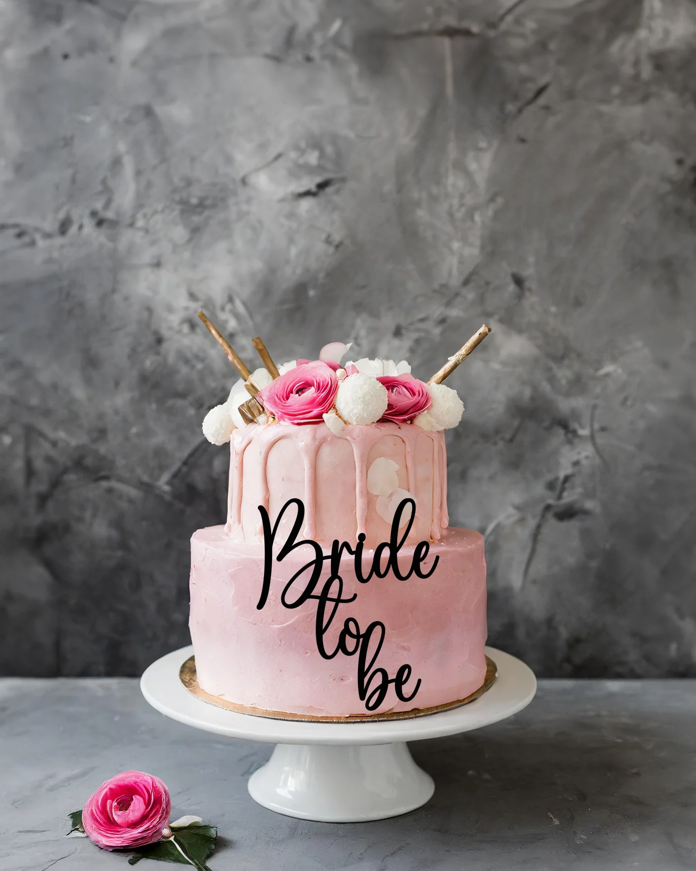 topper na tort, topper bride to be