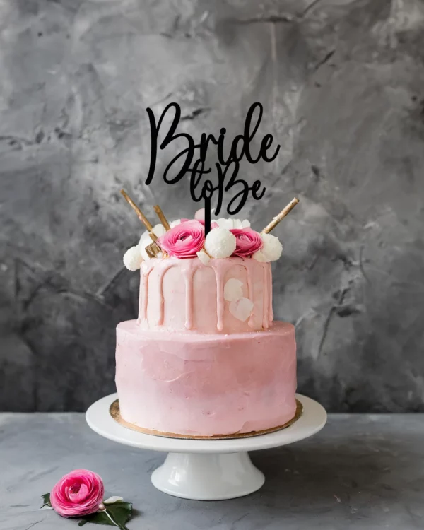 topper na tort, topper bride to be