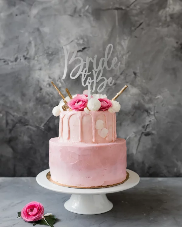 topper na tort, topper bride to be