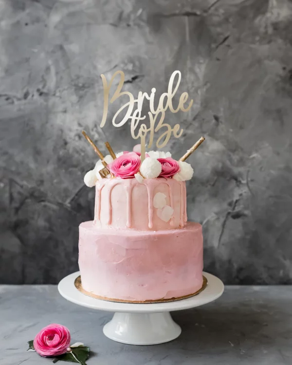 topper na tort, topper bride to be