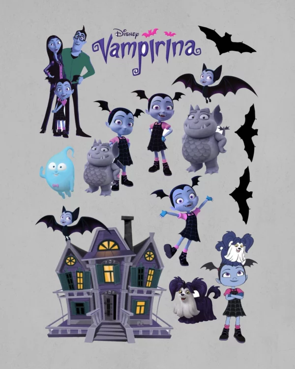 Wydruk na papierze skrobiowym Vampirina