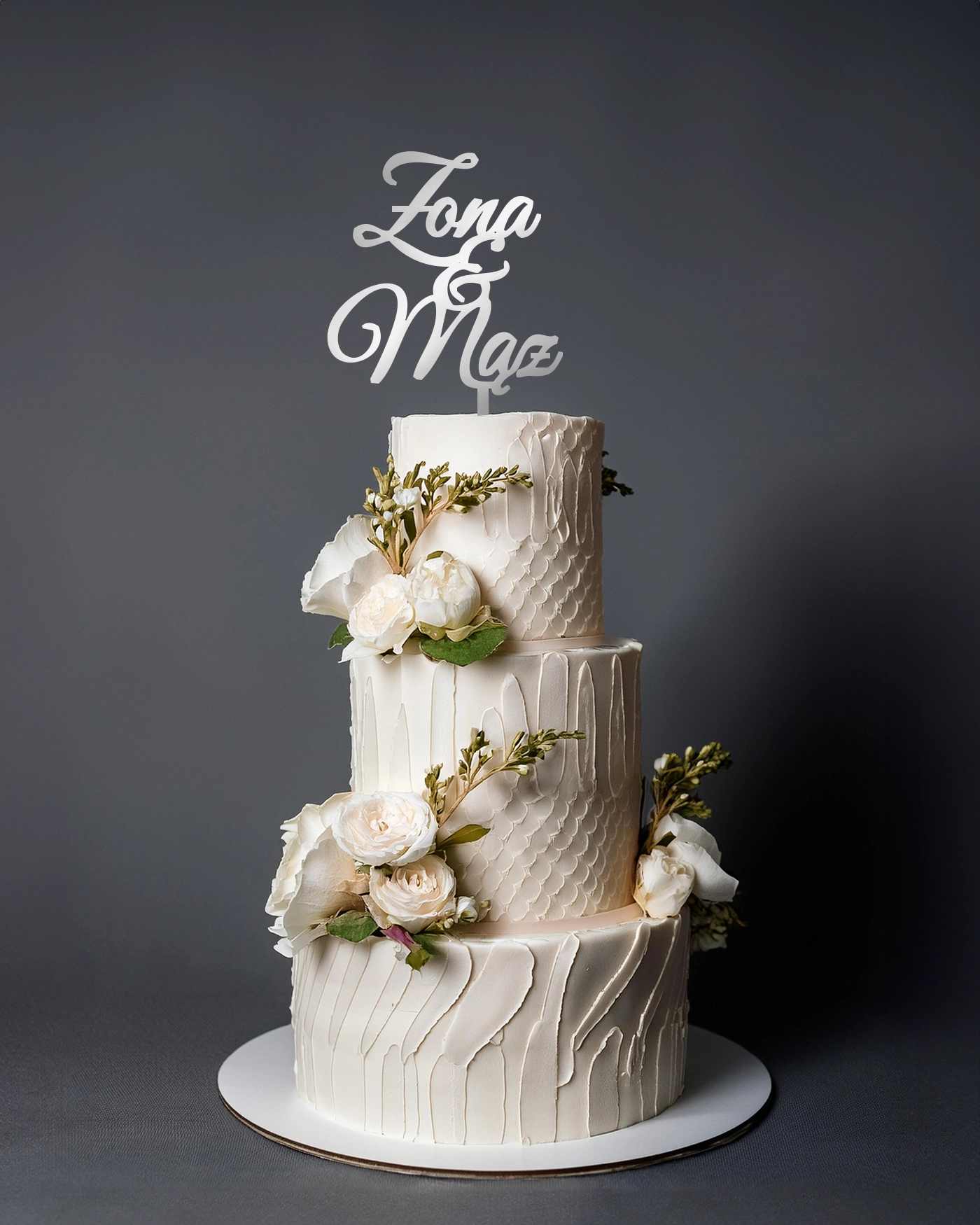 topper na tort żona i mąż, topper na ślub, wedding topper