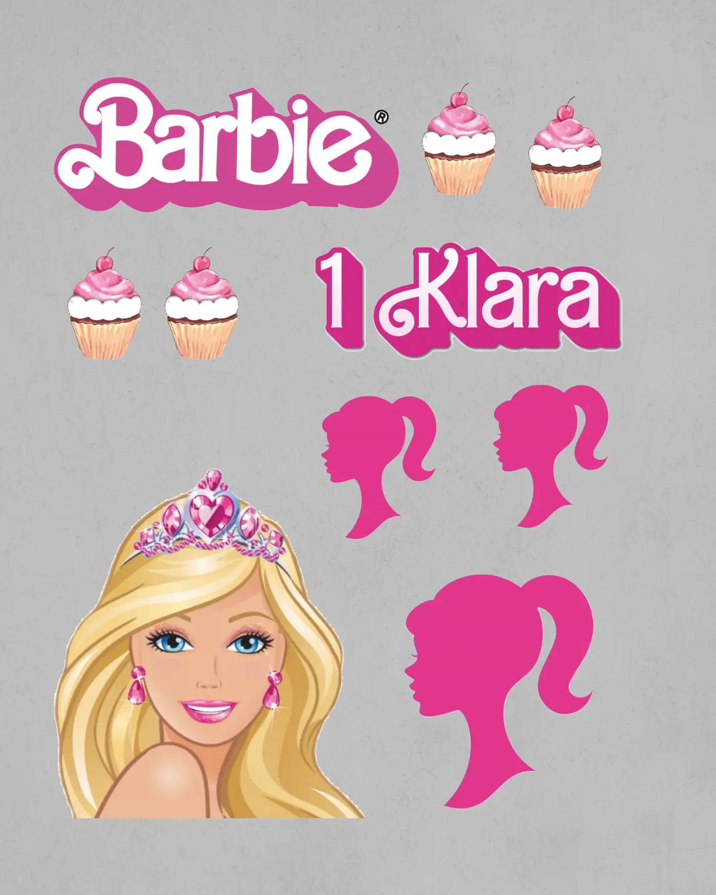 wydruk na papierze skrobiowym, wydruk skrobiowy, wydruk barbie