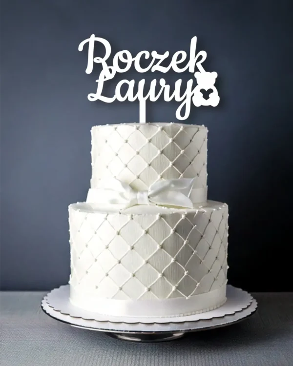 Topper na tort Roczek