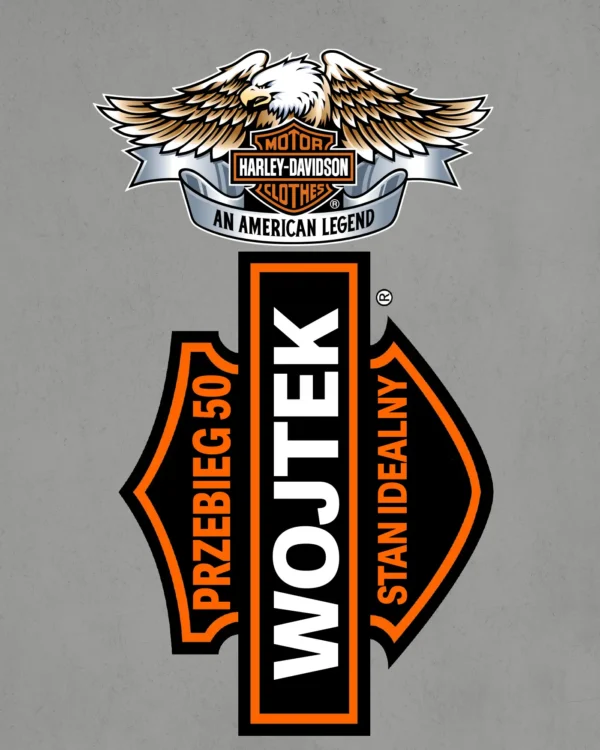 Wydruk na papierze skrobiowym Harley