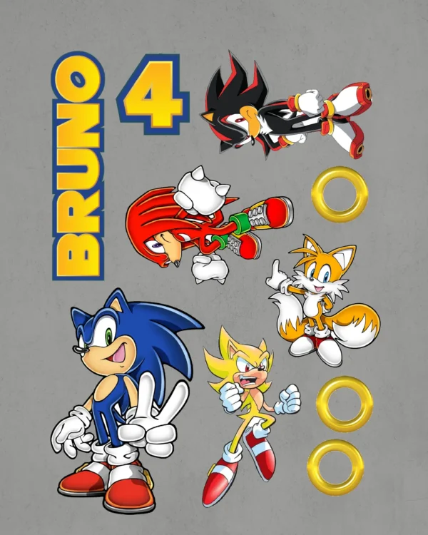 Wydruk na papierze skrobiowym Sonic