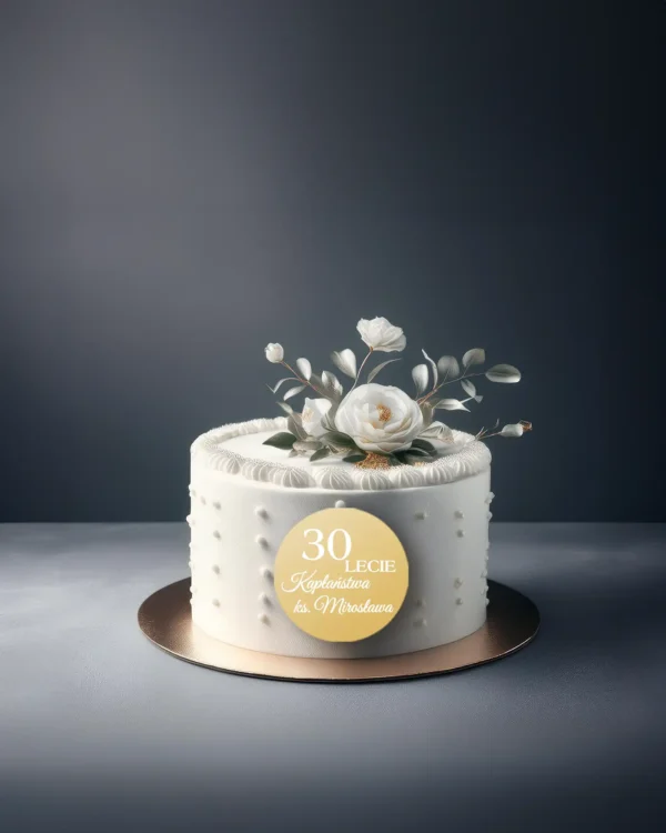 Mini dekory grawerowane na tort Kapłaństwo - obrazek 3