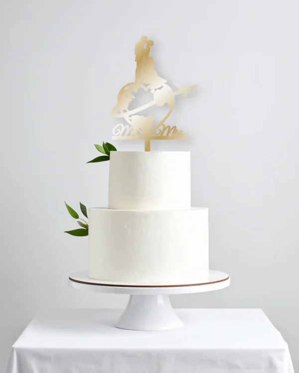 Topper na tort Mrs&Mr - obrazek 3