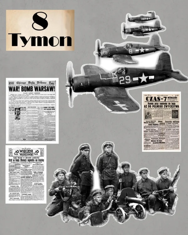Wydruk na papierze Wojna