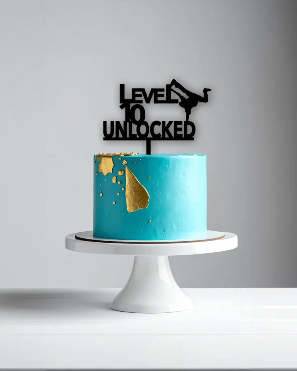 Topper urodzinowy Level