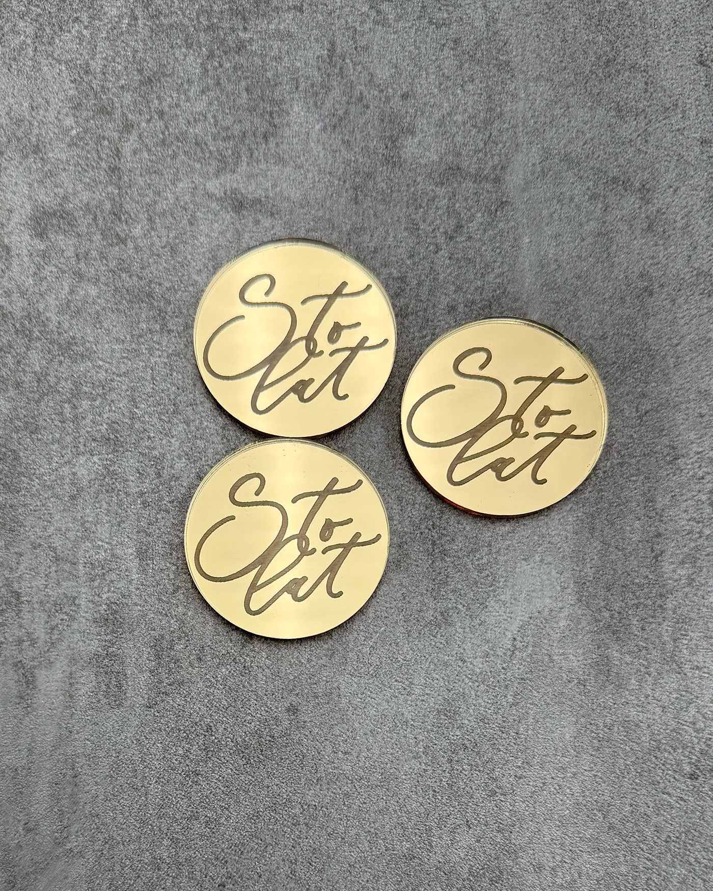 Dekor Krążek Okragły Zestaw 1 - obrazek 2