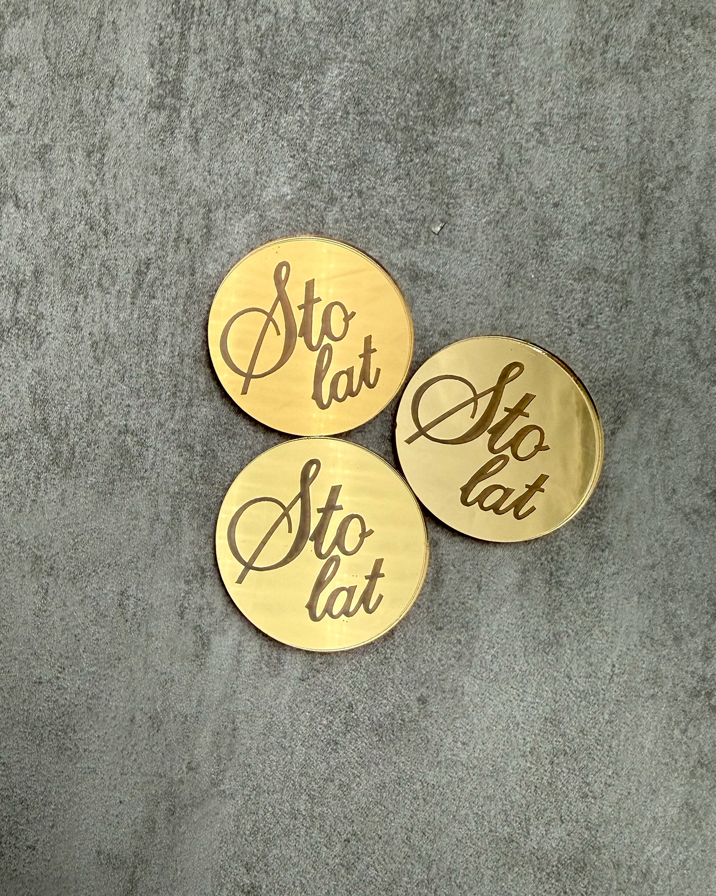 Dekor Krążek Okragły Zestaw 5 - obrazek 2