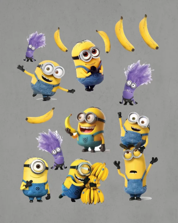 Wydruk na papierze Minionki