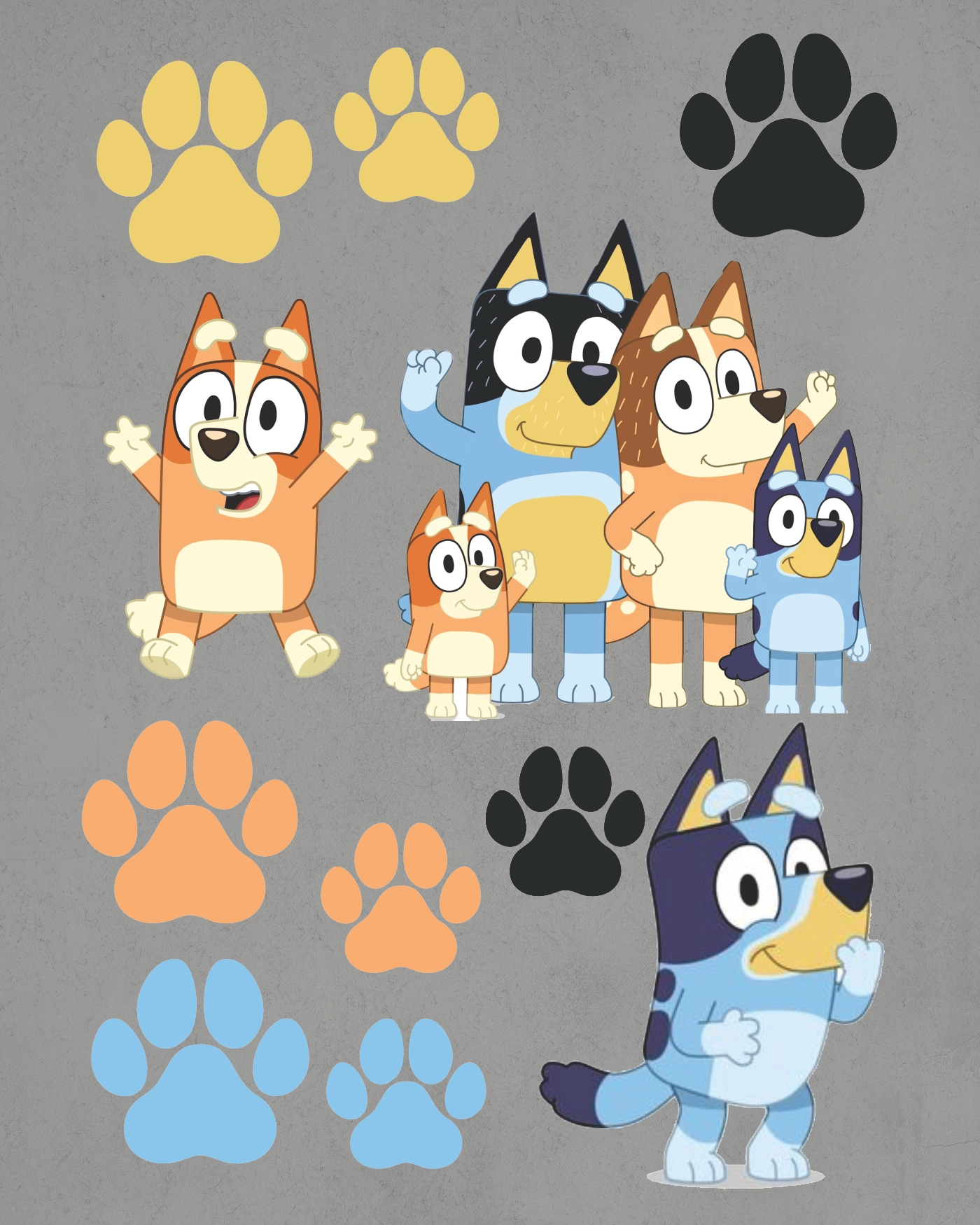 Wydruk na papierze Bluey - obrazek 4