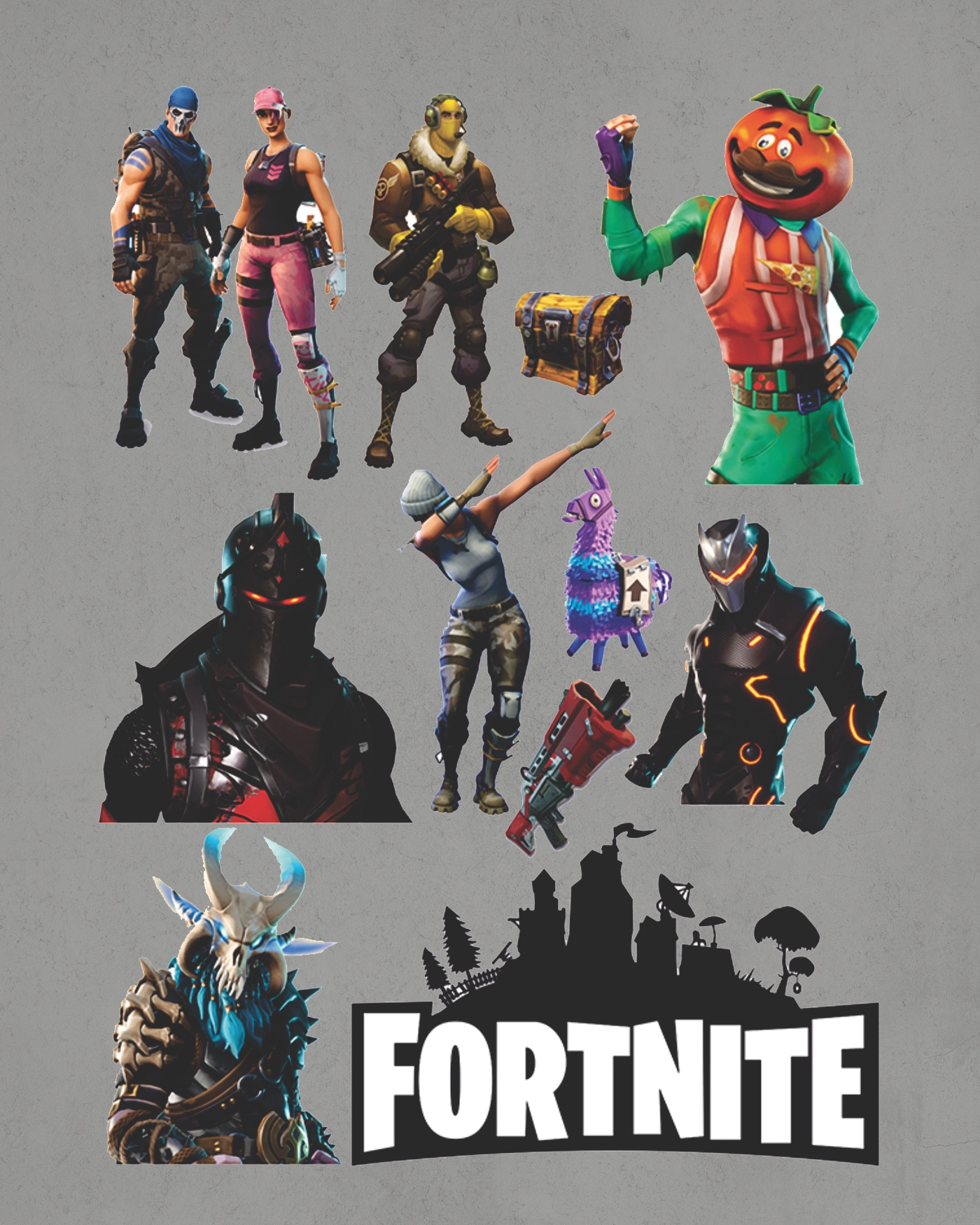 Wydruk na papierze skrobiowym Fortnite - obrazek 3