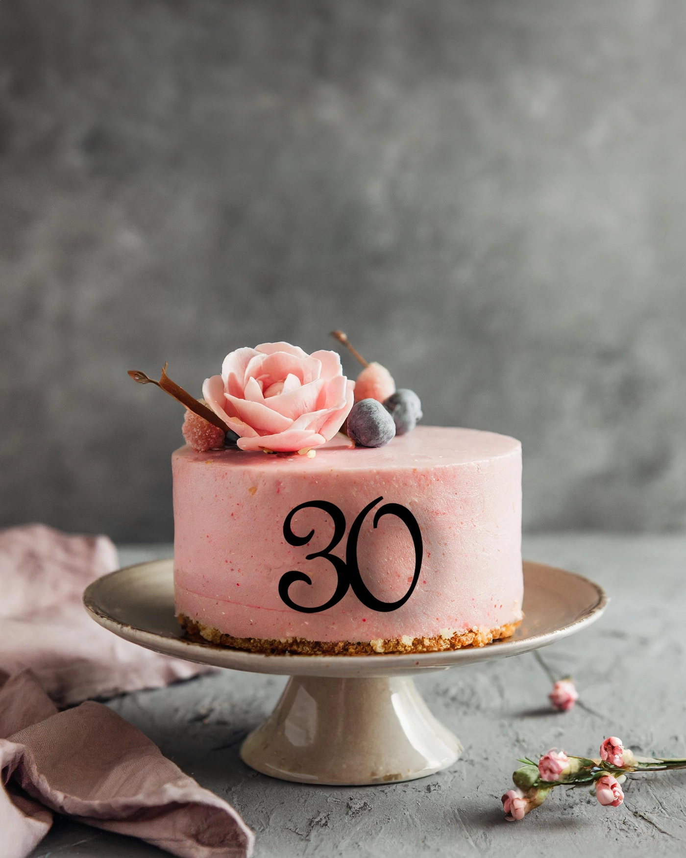 Topper Cyfra 30 - obrazek 2