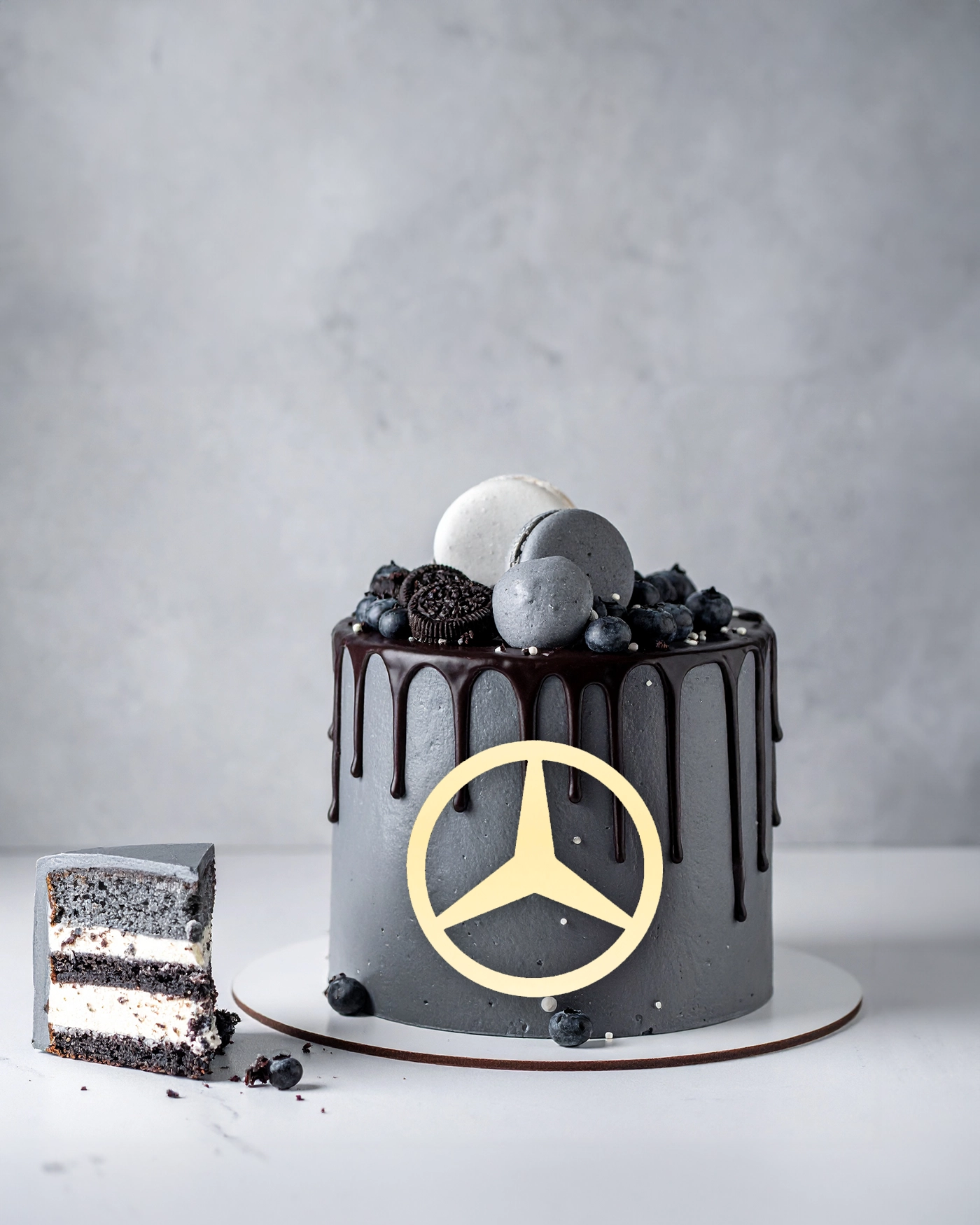 Przoder Dekor na tort Mercedes - obrazek 3